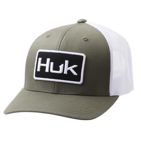 HUK SOLID TRUCKER CAP COLOUR: MOSS