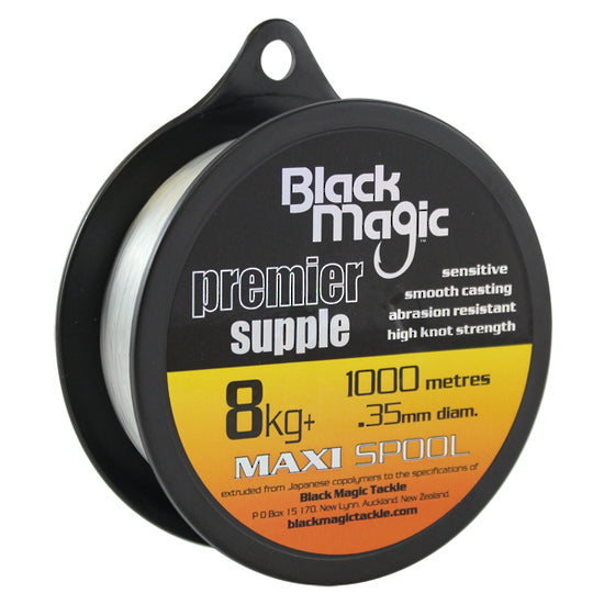Black Magic 8kg IGFA Mono 600m spool clear