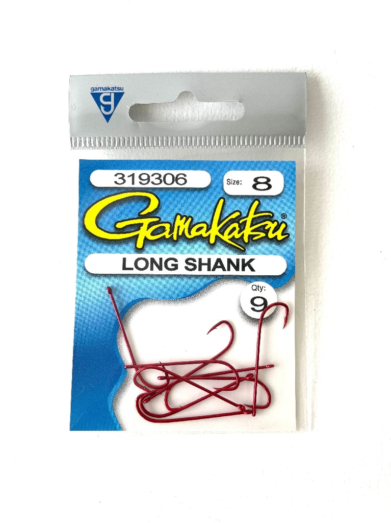GAMAKATSU LONG SHANK RED HOOKS – Anglers Fishing World