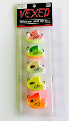 VEXED BOTTOM MEAT JUNIOR SPARE HEAD [SIZE:60g COLOUR:HIGH VIS LUMO]