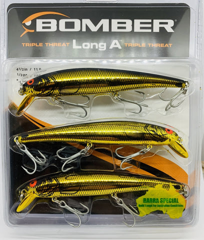 BOMBER LONG A 11.9CM 13G 3 PACK