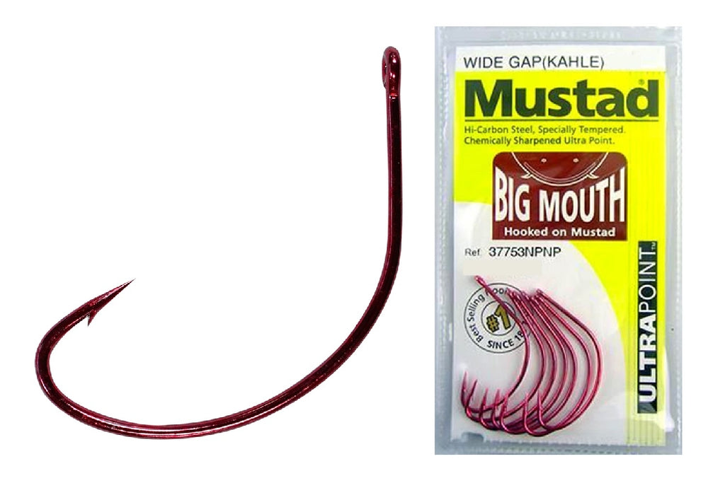MUSTAD 37753NPNP SIZE 1 WIDEGAP BIG MOUTH PRE PACK