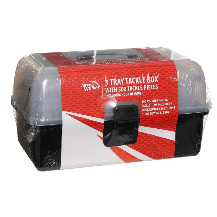 JARVIS WALKER 3 TRAY TACKLE BOX 500 PIECES